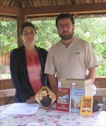Cu CSILLA G. FLORESCU - Traducătoarea cărţiolr Părintelui Arsenie Boca.