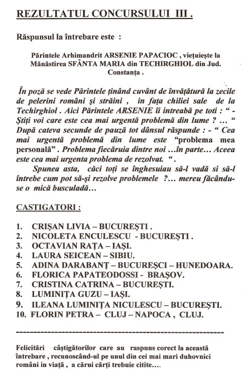 CONCURS 3