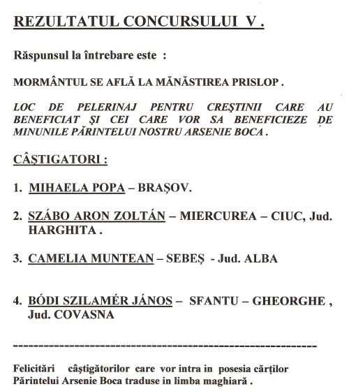 CONCURS 5