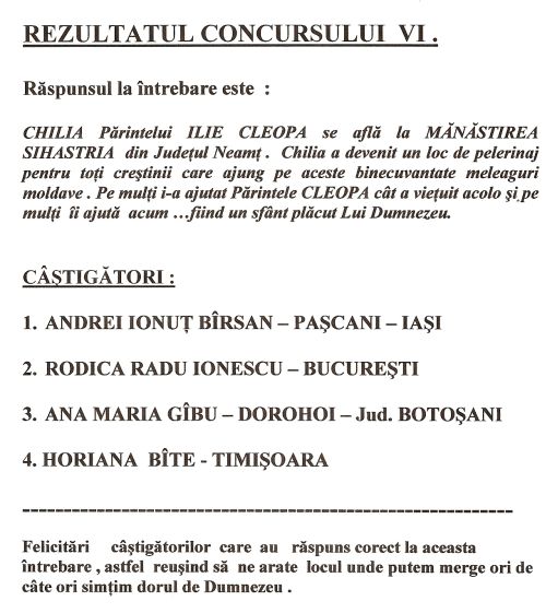 CONCURS 6